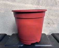 Plastic terracotta flower pot