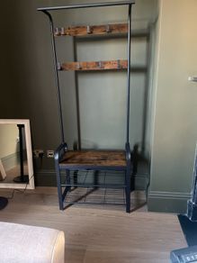 Coat and shoe rack