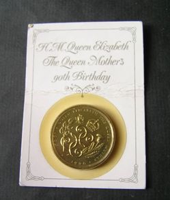 NEW: HM Queen Elizabeth The Queen Mothers 90th Birthday Coin