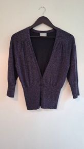 Wallis Sparkly Purple Cardigan