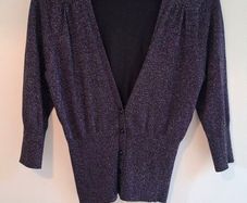 Wallis Sparkly Purple Cardigan
