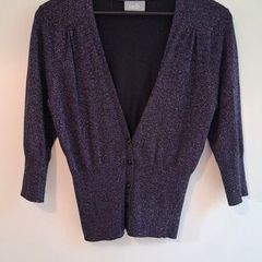 Wallis Sparkly Purple Cardigan
