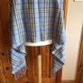 Large Blue Checked Cashmere Burberry London Shawl scarf includes postage Image 6
