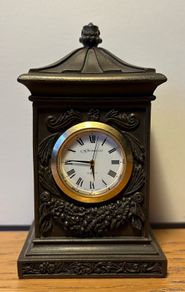 Genesis Fine Arts Mantel Clock - No Batteries Included