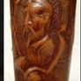 Vintage Spanish Leather covered bottle Image 3