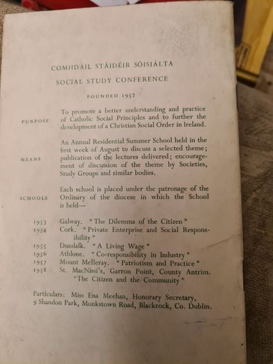 Patriotism By Rev William J Philpin. D. D Bishop Of Clonfirth..1958.