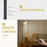 LED Floor Lamp, 18W Reading Standing Lamps with 4 Color Temperature & 5 Brightness Levels, Dimmable Floor Lamps with Remote Control for Living Room, Bedroom, Office Image 2