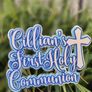 Custom personalised cake topper for communion makes lovely keepsake and present Image 2