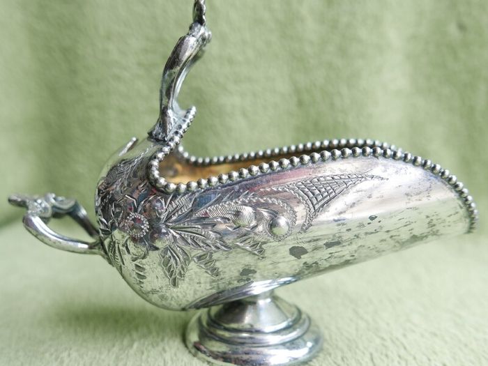 Vintage Silver Plate Sugar Scoop