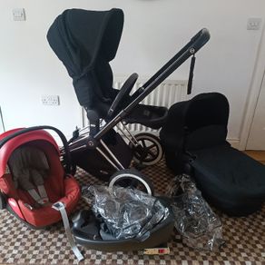 Cybex Priam travel system with lie flat car seat
