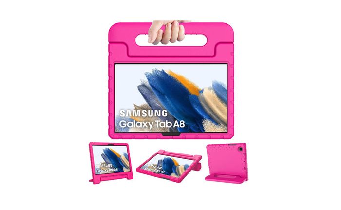 For Samsung Galaxy Tab A8 10.5 2021 Case Kids Shockproof Tablet Smart Cover EVA New Pink - FHT13SMTK1