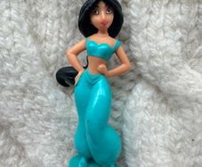 Disney Princess Aladdin Jasmine about 7 cm. Cake Topper used Please look at the pictures