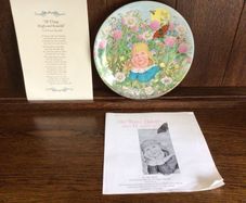 All things Bright and Beautiful collectors plate by Davenport England 1986