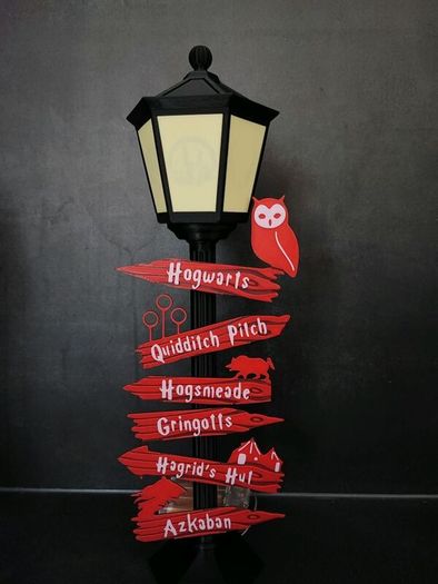 Wizarding World Street Lamp  Magical LED Decoration