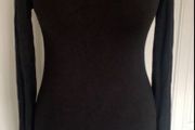 Zara size small black round neck jumpet