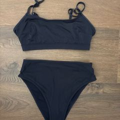 H&M navy blue bikini