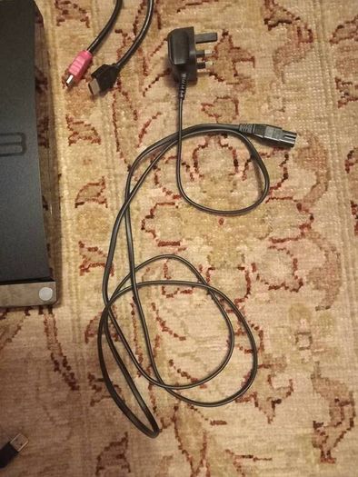 PS3 slim console, controller and games
