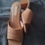 Shoes/Ladies Black and Beige Peeptoe .. Size: 4 UK Image 5