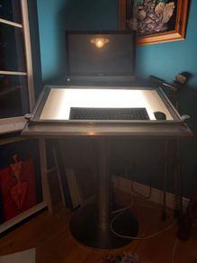 Stainless desk