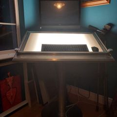 Stainless desk