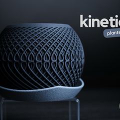Modern 3D Printed Decorative Plant Pot