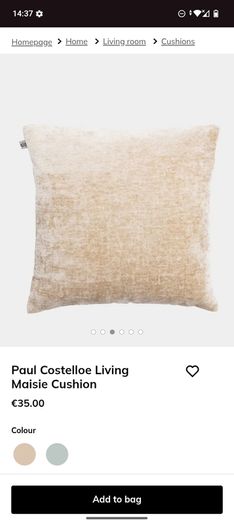 Paul Costello Cushions for 50 for both