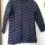 M&S navy girls hooded jacket Image 2