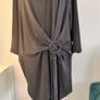 Ladies Black Tunic Buckle Top from Evans. Size UK 20 / EU 48. Image 7