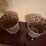 Pair of glass vases Image 5
