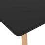 Bar Table Black 120x60x105 cm MDF & Solid Beechwood Image 4