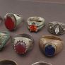 Antique Brass Ring Collection Lot of 15 Handmade Mixed Rings Image 2