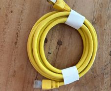 Yellow Ethernet Patch Cable