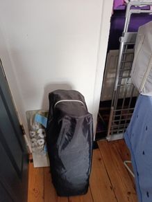 travel cot fold up good condition must collect from seller