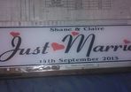 custom wedding number plates