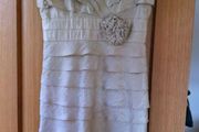 London times dress in beige / light golden colour