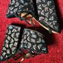 Jeffrey Campbell Havana leather black colorful butterfly wedges platforms sandals 5 Image 6