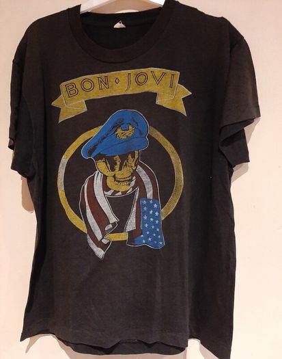 vintage Bon Jovi Tee Shirt Dublin 1988
