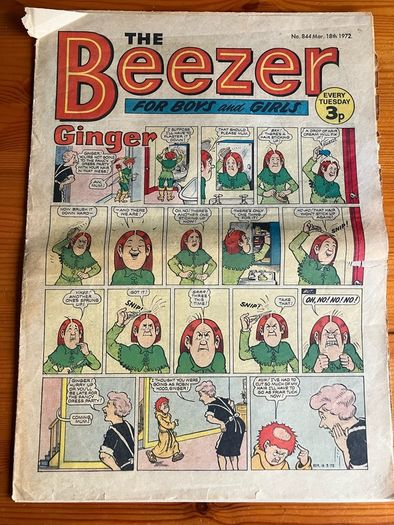 Comic: 'The Beezer' no. 844 (18th March 1972)
