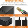 Universal 42V 2A Electric Scooter & Hoverboard Charger for 36V Lithium Battery with 6 Connections Image 4