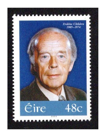 2005 Ireland Birth Centenary of Erskine Childers Commemorative Stamp Mint Never Hinged (MNH)