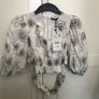 Embroidered Crop Top - Zara NEW Image 8