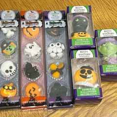 Edible Halloween cake decorations