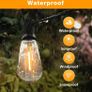 Festoon Lights Outdoor 60FT, String Lights Mains Powered Waterproof with 31Pcs ST38 Plastic LED Bulbs, 2200K Warm White Garden Patio String Lights for Party Decor Wedding (FREE POSTAGE) Image 8
