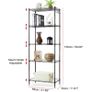 BRAND NEW 5 Tier Steel Wire Storage Rack Kitchen Microwave Shelf Multifunctional Stand Image 6
