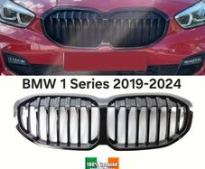 BMW 1 Series Black Front Shadowline Grille Grill For BMW F40 2019-2024