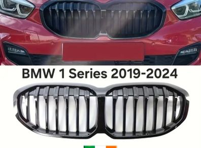 BMW 1 Series Black Front Shadowline Grille Grill For BMW F40 2019-2024