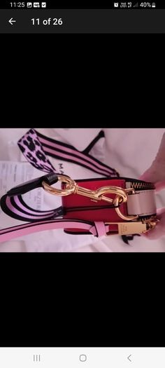 Marc Jacobs Snapshot Saffiano Leather Camera Bag - Pink - BNWT RRP 395