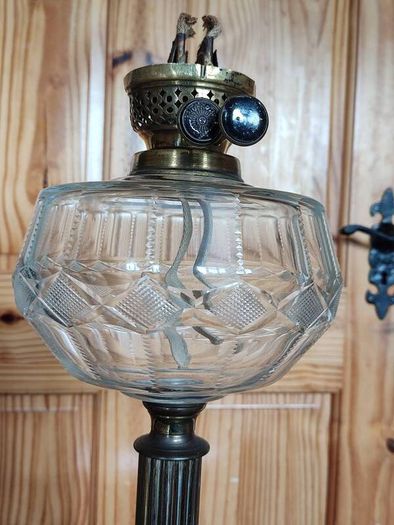 Antique oil lamps in very good condition. 305 each