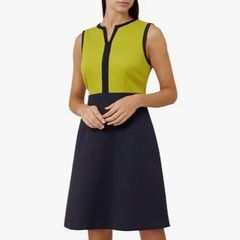 Hobbs Navy A-Line Dress