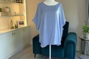 Ladies Short Sleeved Blue Top from Primark